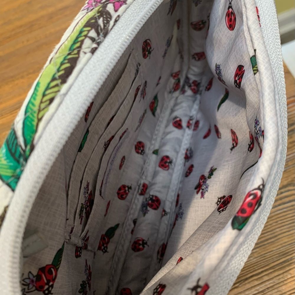 Vera Bradley Floral Crossbody Bag - Purple and Green - Picture 7 of 10
